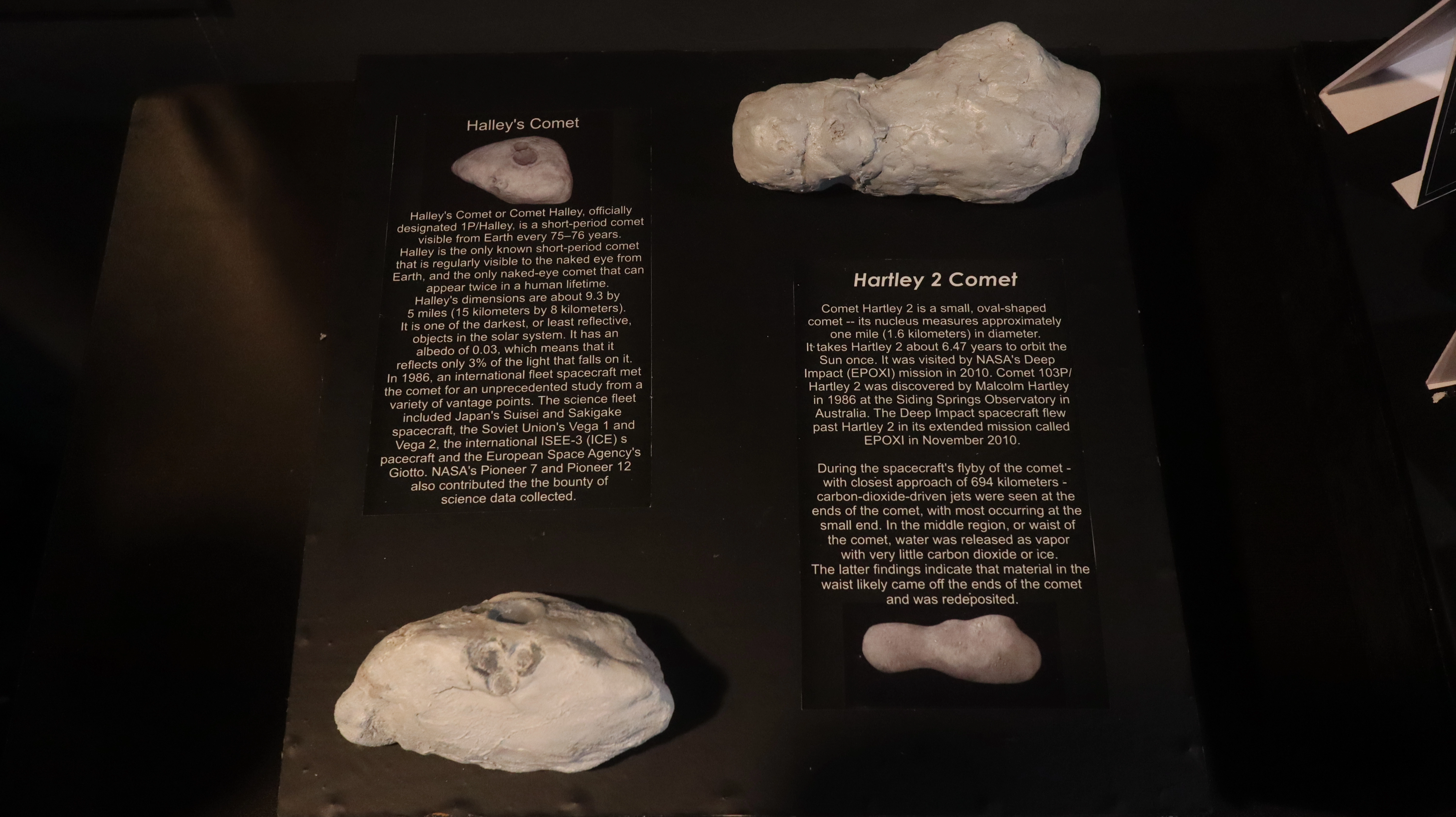 Comets replica with importance model